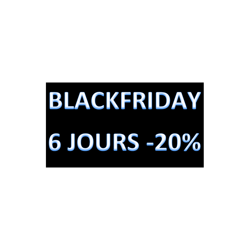BLACK FRIDAY DEAL -20% OFF from 250 €