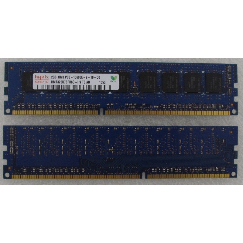 Mémoire 2Gb 1Rx8 PC3-10600E ECC Hynix HMT325U7BFR8C-H9 