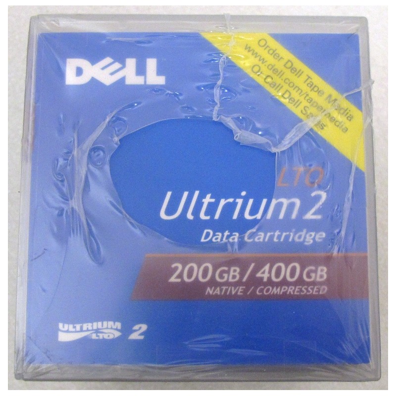 LTO2 DATA CARTRIDGE LTO Ultrium 2 200/400GB DELL pn 0N0439