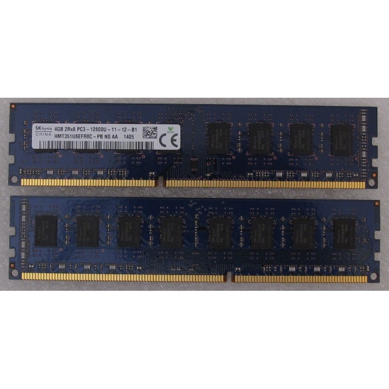 4Gb 2Rx8 PC3 12800U Memory Module Hynix HMT351U6EFR8C-PB