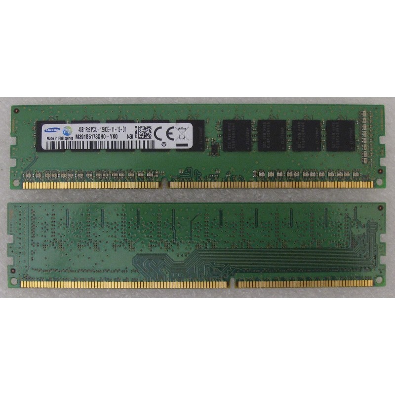 4Gb 1Rx8 PC3L 12800E Memory Module Samsung M391B5173QH0-YK0