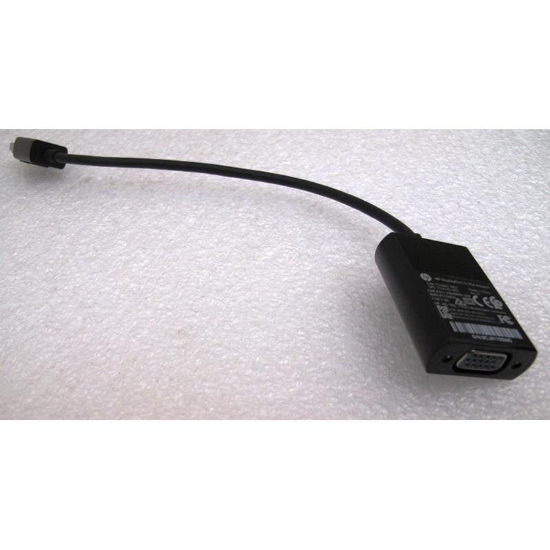 Adaptateur DisplayPort to VGA 30cm HP 752661-002 HP 753745-001