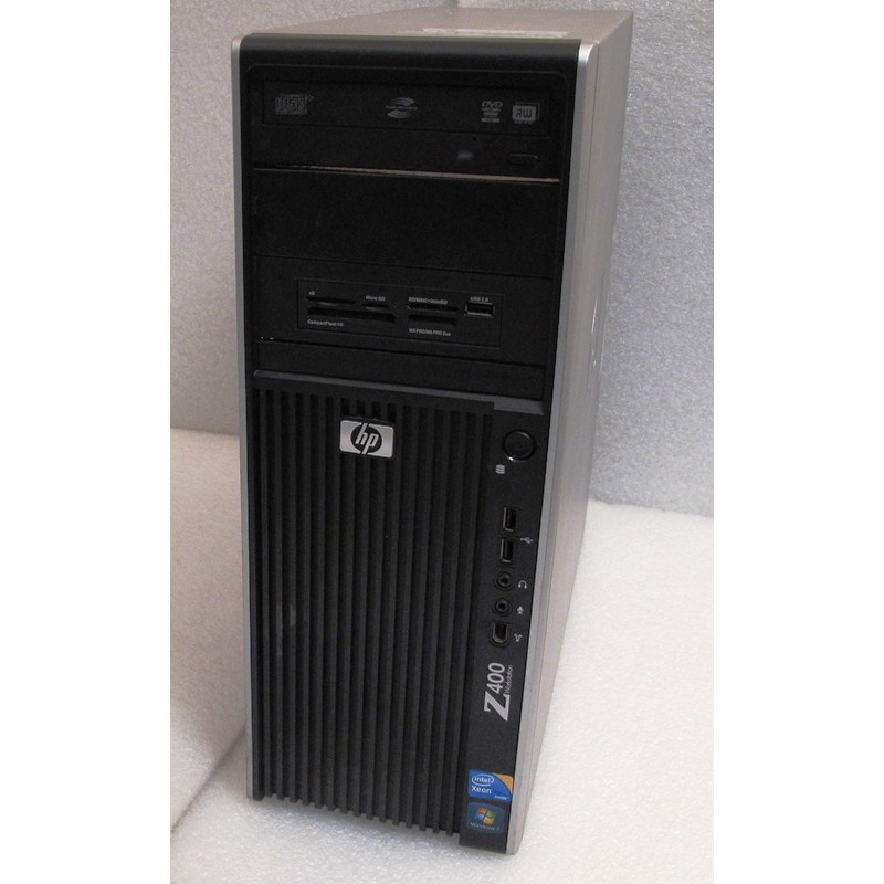 HP Workstation Z400 Xeon W3530 2.8GHz 6Gb RAM 500Go Sata FX1800 DVD HP KK688ET W7 COA