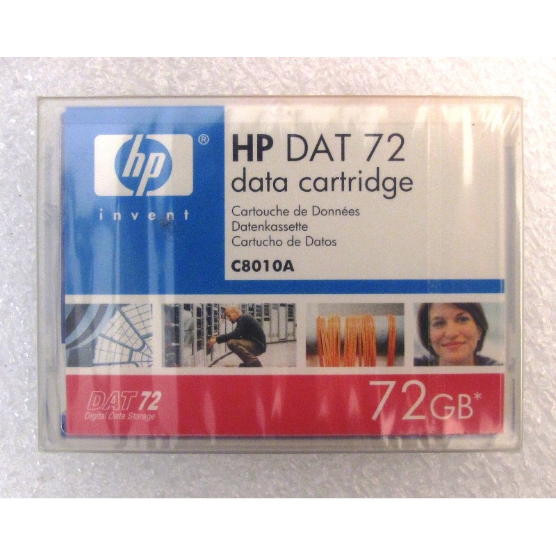 HP DAT 72 Data Cartridge HP C8010A 