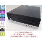 HP ProDesk 400 G6 SFF Core i5-8500 3.00GHz, 8Gb Ram, NVMe 256Gb SSD, HDD 1Tb SATA, DVD - 8xUSB DP VGA