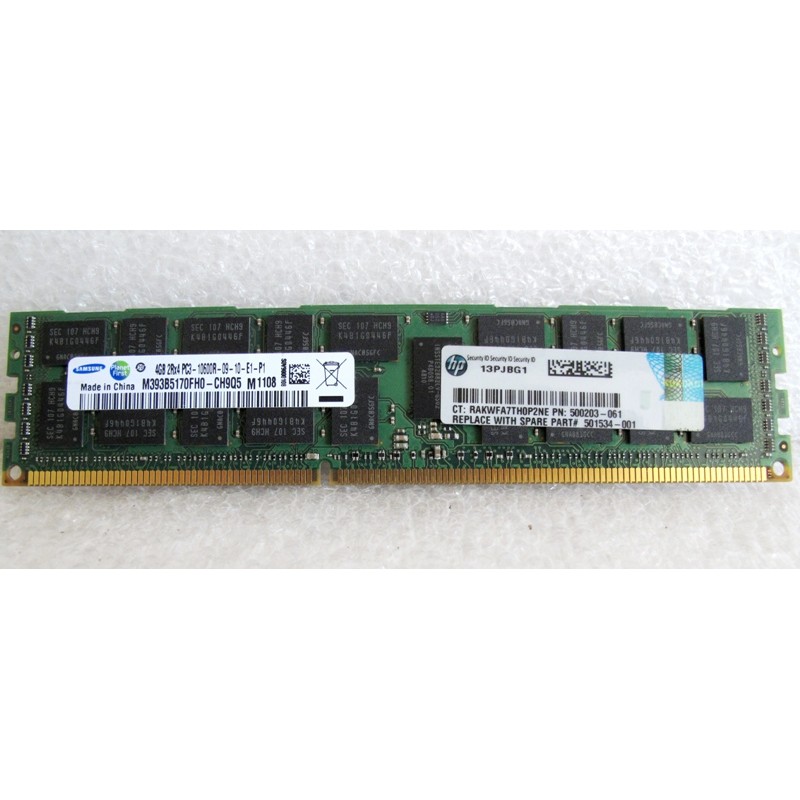 Mémoire RAM de 4Go PC3 10600R