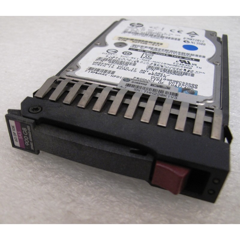 Disque 900Gb 10K SAS 2.5 HP 641552-004 model EG0900FBVFQ Hitachi HUC109090CSS600 0B26029