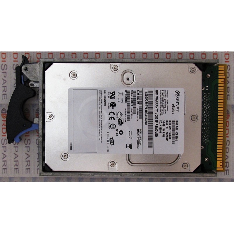 HDD 36Gb 15K SCSI 80-Pin 3.5 IBM 00P2692 FRU 00P2693 - Seagate ST336753LC with Tray and adapter