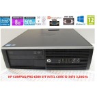 PC HP Compaq Pro 6300 SFF i5-3470 3.20GHz  Ram 8Gb HDD Sata 500Gb W10pro 10xUSB 1xDP