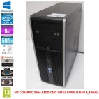 PC HP Elite 8100 Intel i5 650 3.2 GHz 8Go 500Go (2x250Go) Windows 10