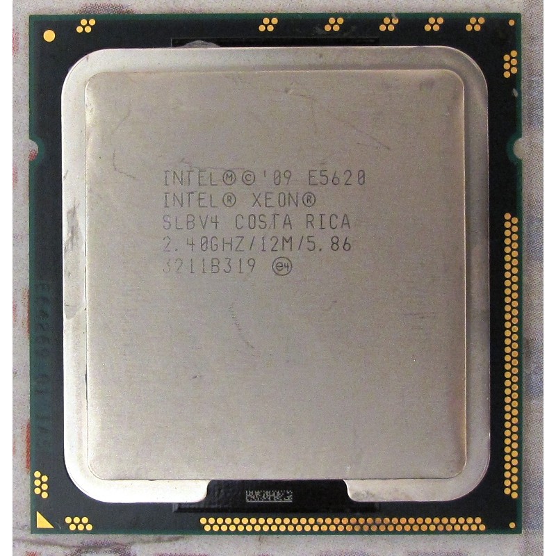 Processor 2.40GHz SLBV4 Intel Xeon E5620 2.40GHz 4-C 8T 12Mb cache 