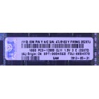 Mémoire 16Gb 2Rx4 PC3L 12800R IBM 47J0183 - Samsung M393B2G70BH0-CK0