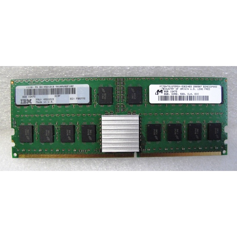 Mémoire 8Gb PC2-4200 DDR2 533 CL4 IBM Power 6 IBM 45D1213 - Ordi Spare