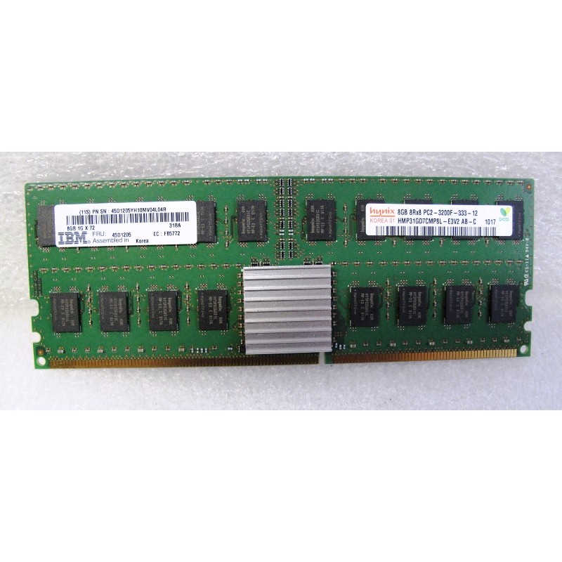 Mémoire 8Gb 8Rx8 PC2-3200F IBM Power 6 Hynix HMP31GD7CMP8L-E3V2 IBM 45D1205 