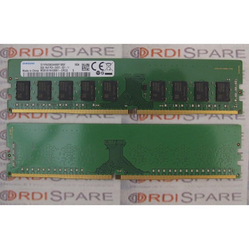 Mémoire 8Gb 1Rx8 PC4-2400T DR4-2400MHz Samsung M391A1K43BB1-CRCQ