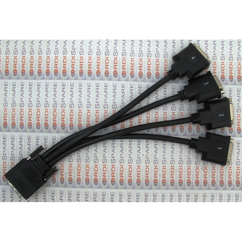 Splitter Cable 4-way :  KX20 to 4 x DVI Matrox CAB-KX20-4XDF