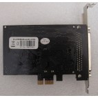 Carte PCI-Express DEXLAN 4 ports DB9 - Port parallèle - pn 306579