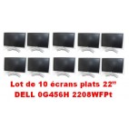 LOT de 10 x Ecran plat 22''_DELL 2208Wfpt Ecran LCD Ultrasharp 22" DELL 0G456H