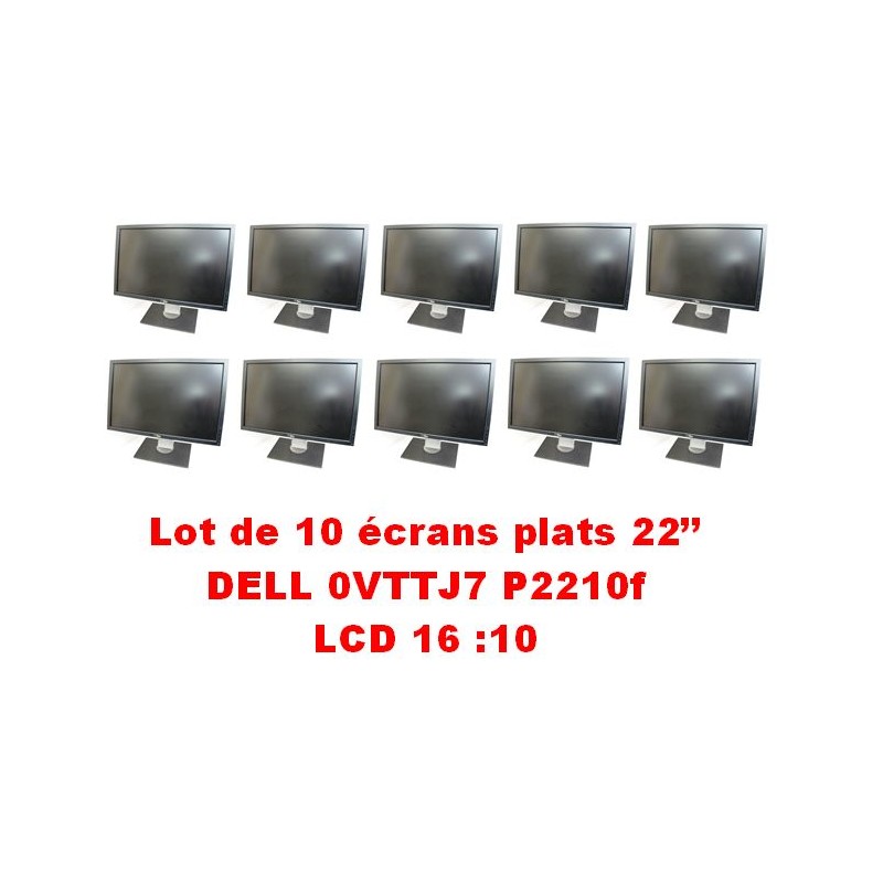 Bundle of 10 x LCD Ultrasharp 22" monitor model P2210f DELL 0VTTJ7