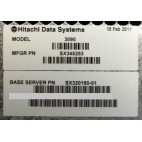 Serveur HITACHI HNAS 3090 - MFGR PN SX345253 - Base serveur PN SX320160-01