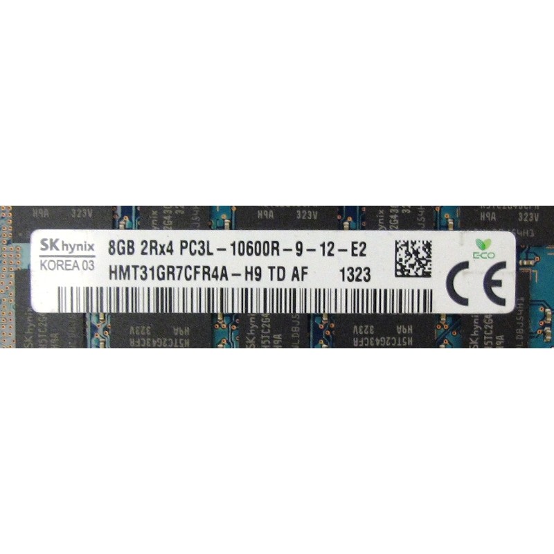 Mémoire 8GBb 2Rx4 PC3L-10600R DDR3-1333MHz Hynix HMT31GR7CFR4A-H9