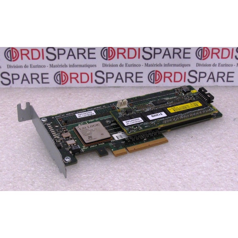 Carte SMART ARRAY P400 SCSI SAS RAID Controller HP 447029-001 + HP 405835-001 HP 512MB cache