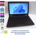 PC portable 12.5'' Dell Latitude E7250 Core I5-5300U 2,30GHz 8Go RAM 128Go SSD WEBCAM Windows