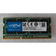 Mémoire SO-DIMM 4Gb DDR3L-1600 PC3L-12800s DDR3 Crucial CT51264BF160B