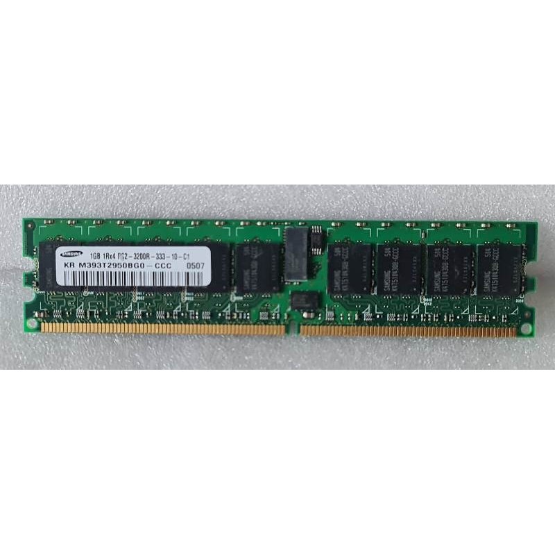 1Gb 1Rx4 PC2-3200R DDR2 400MHz Memory module Samsung M393T2950BG0-CCC 