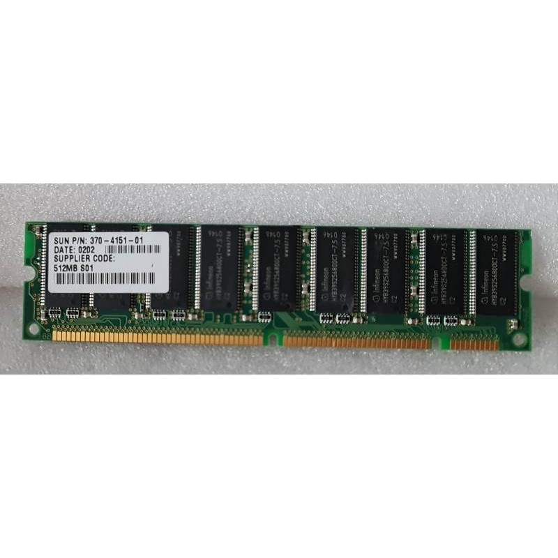 Mémoire 512MB PC133 SDRAM DIMM pour Sun Blade 100 SUN370-4151 Sun X6993A