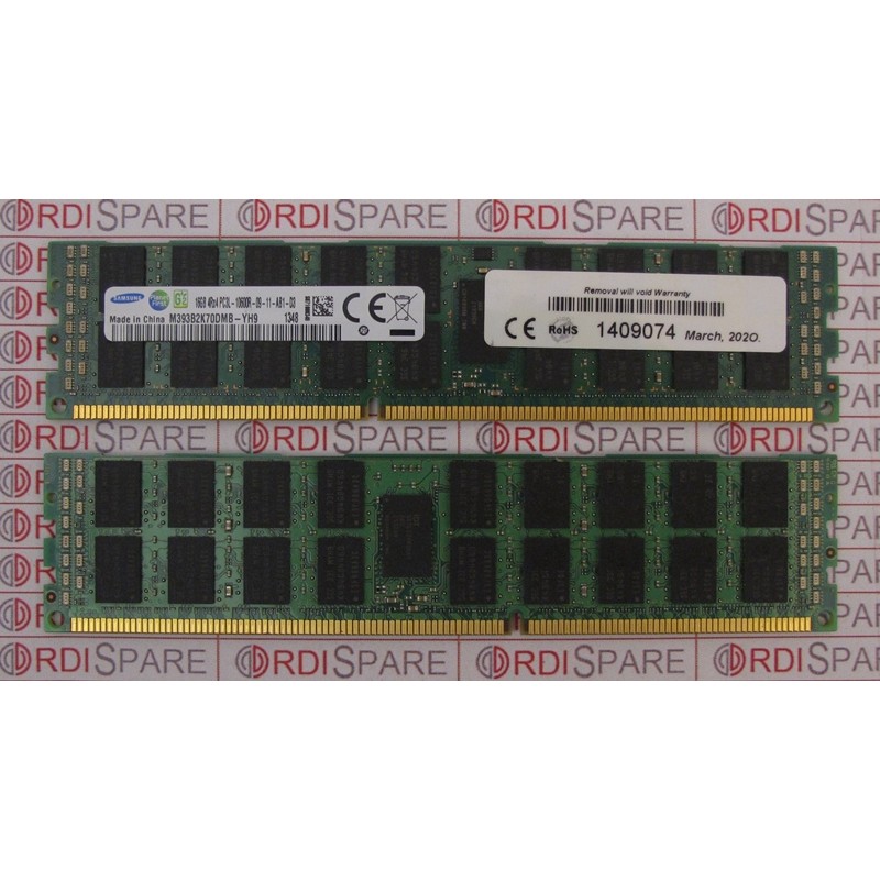 Mémoire 16Gb 4Rx4 PC3L-10600R Samsung M393B2K70DMB Mémoire 16Gb 4Rx4 PC3L-10600R Samsung M393B2K70DMB