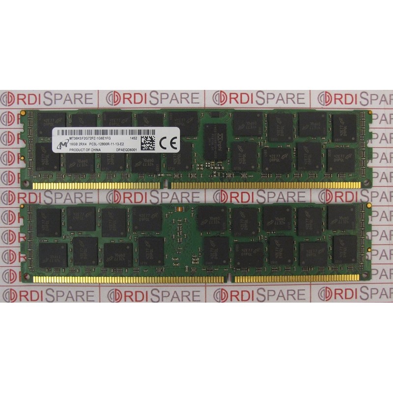 Mémoire 16Gb 2Rx4 PC3L-12800R Micron MT36KSF2G72PZ Mémoire 16Gb 2Rx4 PC3L-12800R Micron MT36KSF2G72PZ