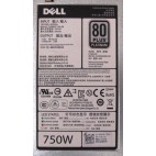 Alimentation 750W DELL Model F750E-S0 DP/N 06W2PW