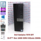 Dell Optiplex 7070 SFF Core i5-9500 3,00GHz 6-C 6-T 9MB cache 16Gb RAM SSD M2.256GB Win10 Pro64_2xDP, VGA, RS-232, USB-C,9xUSB