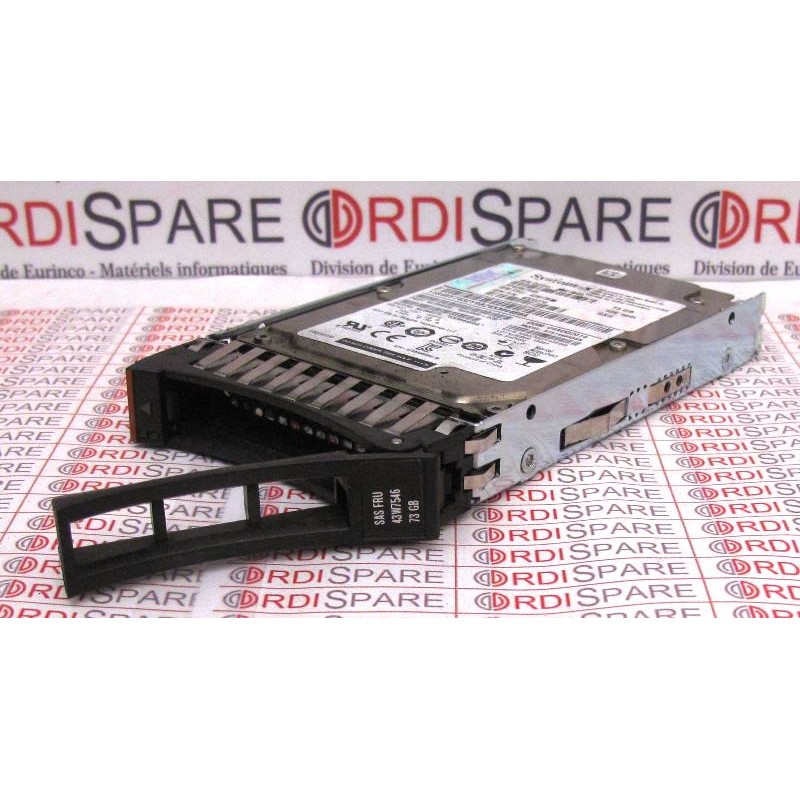 Disque 73Gb 15K SAS 2.5'' 3.0Gbps IBM PN 42C0274 FRU 43W7546