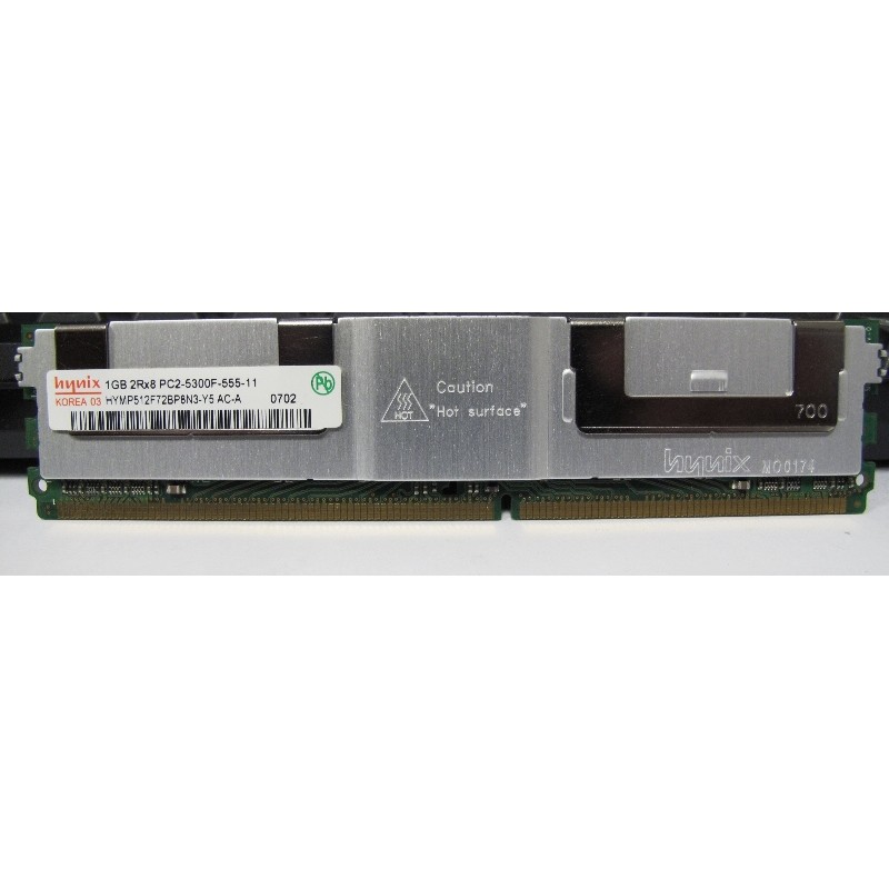 Mémoire 1Gb PC2-5300F 2Rx8 DDR2 ECC