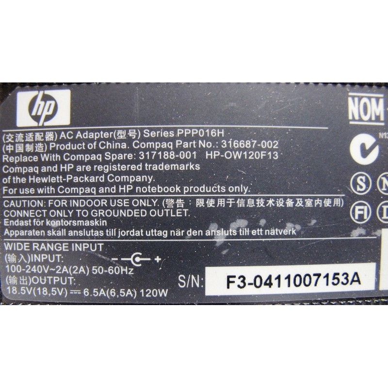 Dell 65W PA-12 19.5V 3.34A AC Adapter