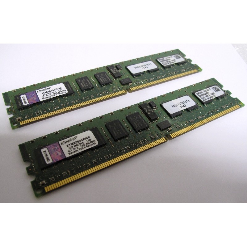 Kingston KTM2865SR/4G 4Gb (2x2Gb) DDR2 400MHz