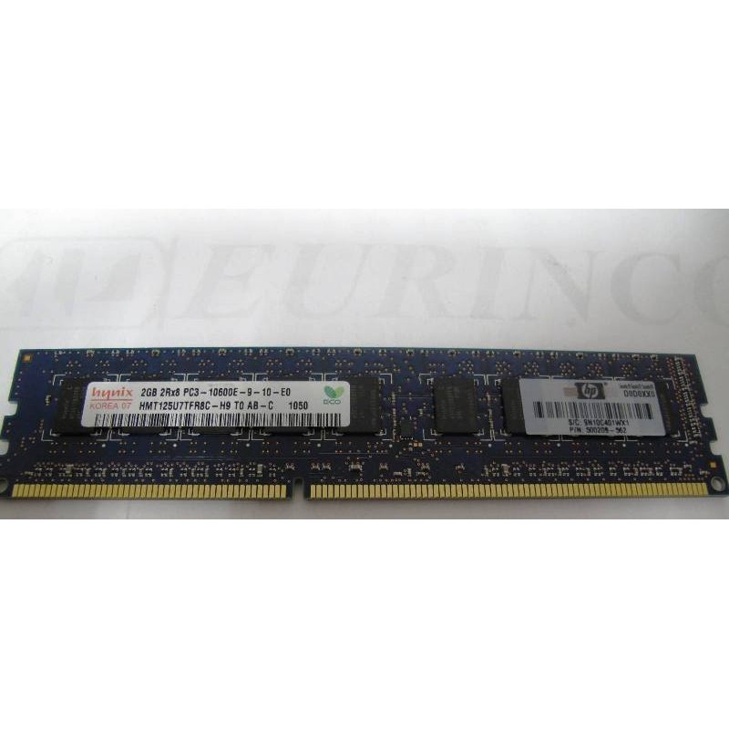 Mémoire 2Gb PC3-10600E - HP 500209-562 Hynix HMT125U7TFR8C-H9 