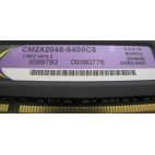 Mémoire Corsair XMS2 2Gb DDR2 800 MHz CL5 RAM DDR2 PC6400