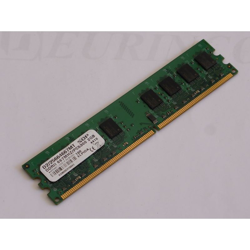 SQP D2/25664667MT 2Gb PC5300U DDR2 667MHz