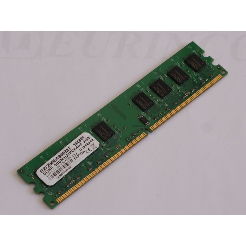 SQP D2/25664800MT 2Gb PC6400U DDR2 800MHz