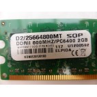 SQP D2/25664800MT 2Gb PC6400U DDR2 800MHz