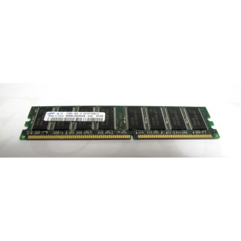 Mémoire 1Gb DDR PC3200U CL3 DDR400 200Mhz Samsung M368L2923DUN-CCC ou M368L2923CUN-CCC