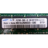 Mémoire Samsung M312L2920DZ3-CB3 1Gb DDR 333MHz
