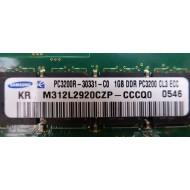Mémoire Samsung M312L2920CZP-CCCQ0 1Gb DDR 400MHz