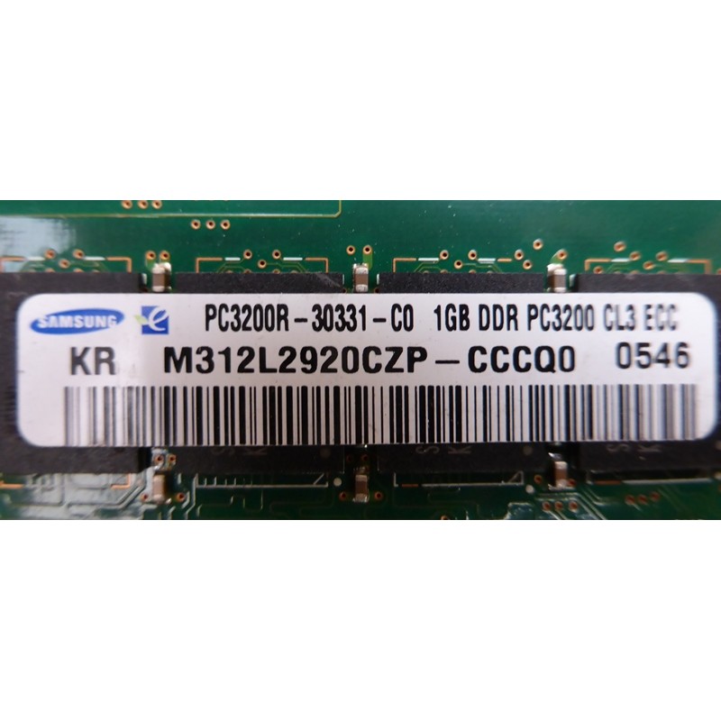 Samsung M312L2920CZP-CCCQ0 1Gb DDR 400MHz ECC