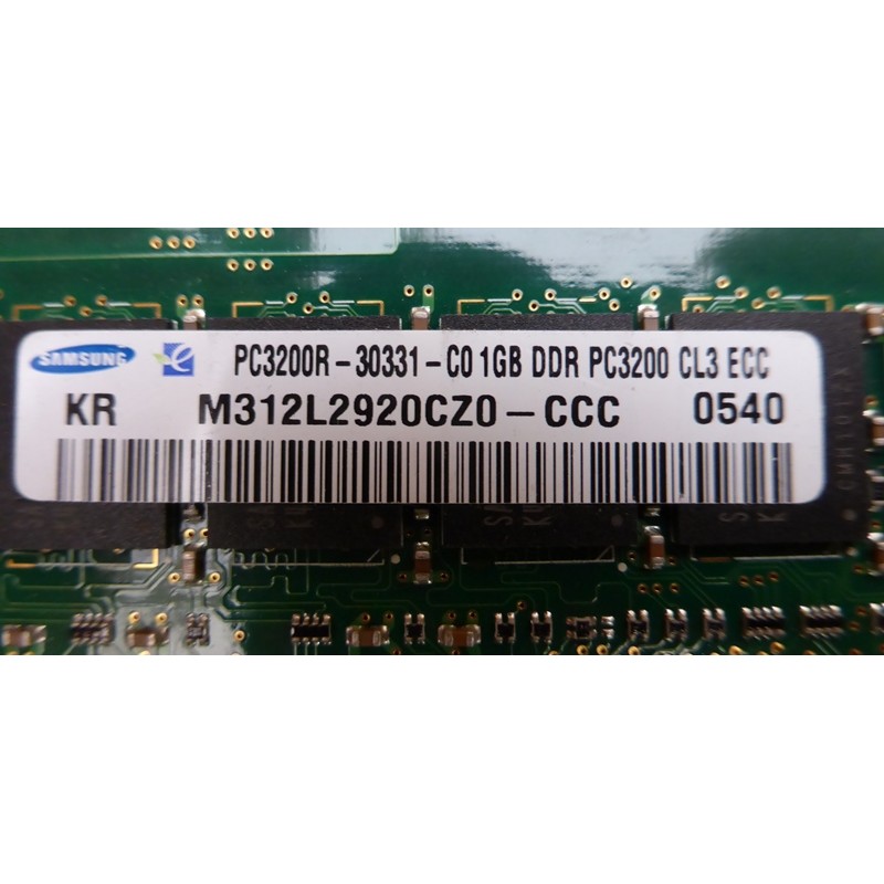 Mémoire Samsung M312L2920CZ0-CCC 1Gb DDR 400MHz