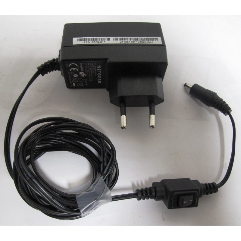 Netgear 332-10309-01 Chargeur Adaptateur MU08A9075100-C5 7,5V 1A