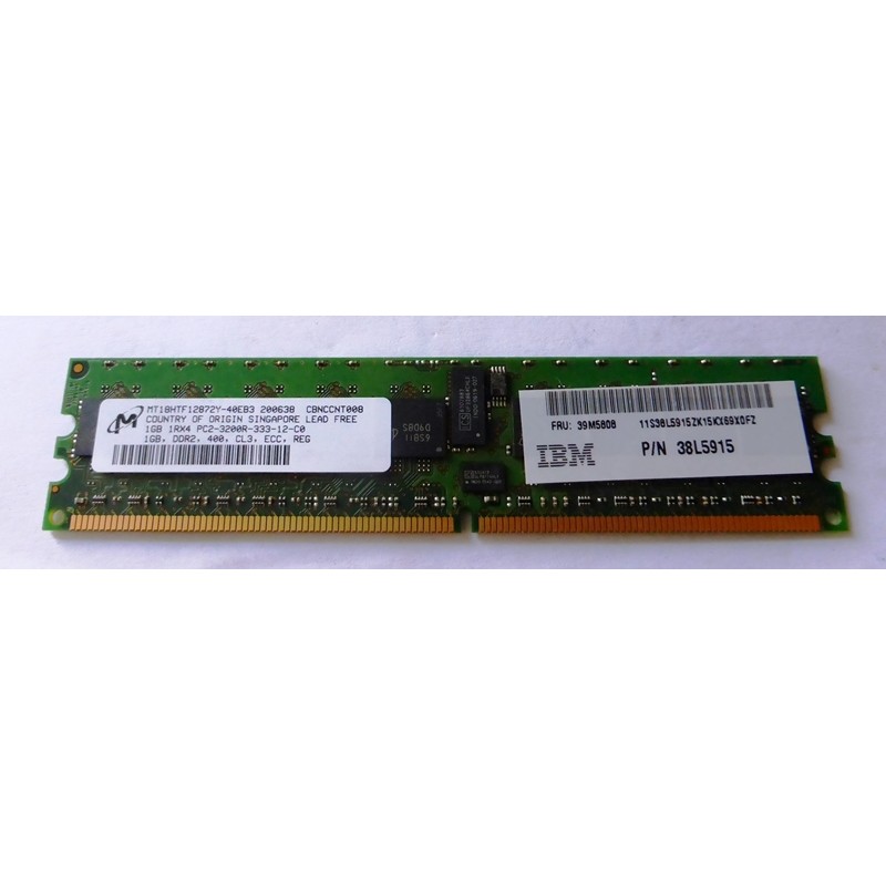 Micron MT18HTF12872Y-40EB3 1Go DDR2 PC2-3200R ECC